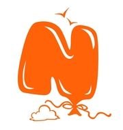 Graffiti Bubble Letter N N2