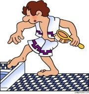 Roman Bath Clip Art