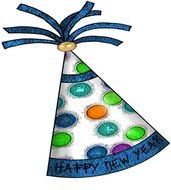 New Year Party Hat Clip Art N5