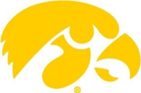 logo of the football team Iowa Hawkeye
