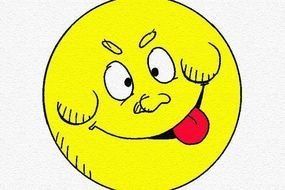 Funny Cartoon Faces N14