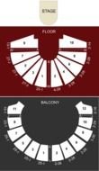 map of seats in the theater hall