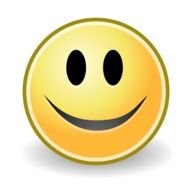 Ä°llustration of Happy Smiley Face