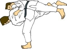 Judo Throw Clip Art N3