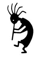 Kokopelli Indian Symbol drawing