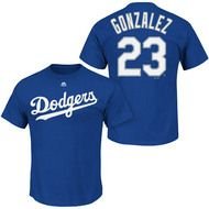 Los Angeles Dodgers Adrian Gonzalez Name amp Number T Shirt MLBcom