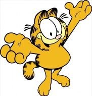 Garfield Clip Art drawing