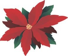 Poinsettia Clip Art N21