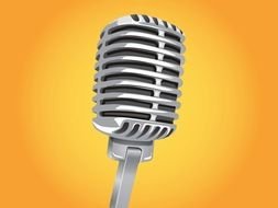 Vintage Microphone Clip Art N9