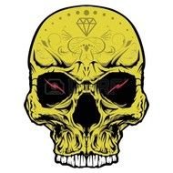 Gangster Skull drawing