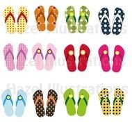 Flip Flop Clip Art N136