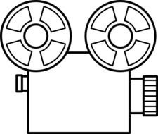 Movie Camera Clip Art N65
