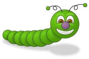 Cartoon Caterpillar Clip Art N34