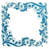 Vintage Floral Frame Vector Illustration N2
