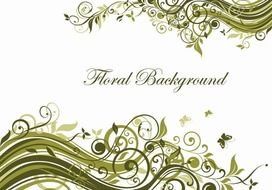 Flower Swirl Floral Vector