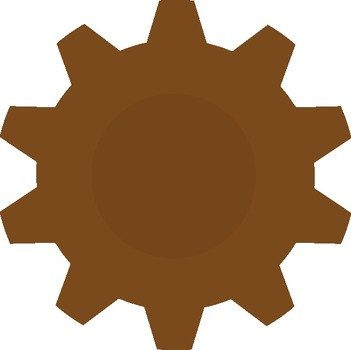 Steampunk Gear Clip Art N3
