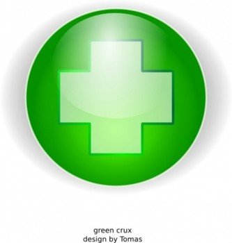 Green Cross Clip Art N10