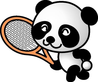 Panda Cartoon Clip Art N3