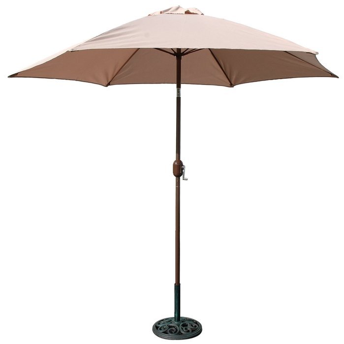 beige folding Patio Umbrella
