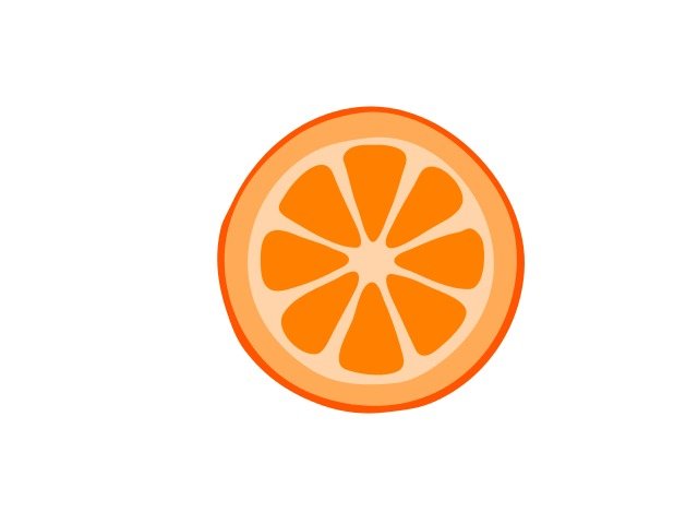 Showing Gallery For Clipart Orange Slice