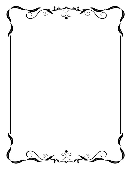 İllustration of Vintage Frame Border