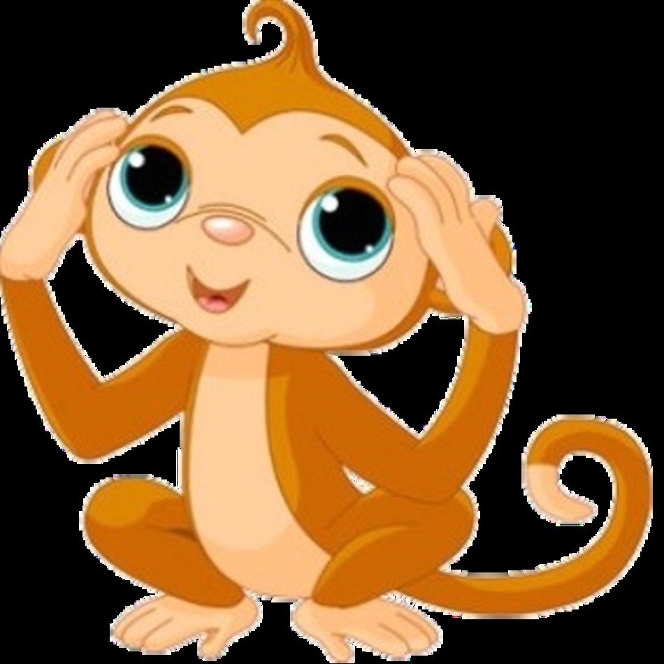 Cartoon Baby Monkey N20
