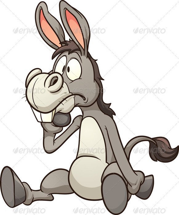 Cartoon Donkey N11