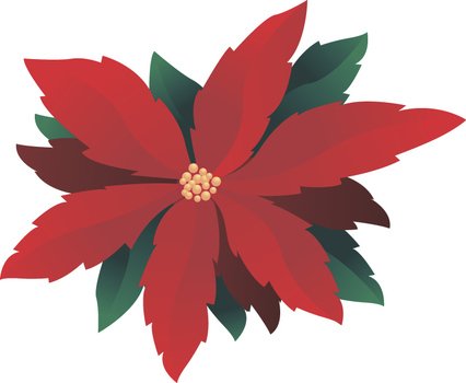 Poinsettia Clip Art N21