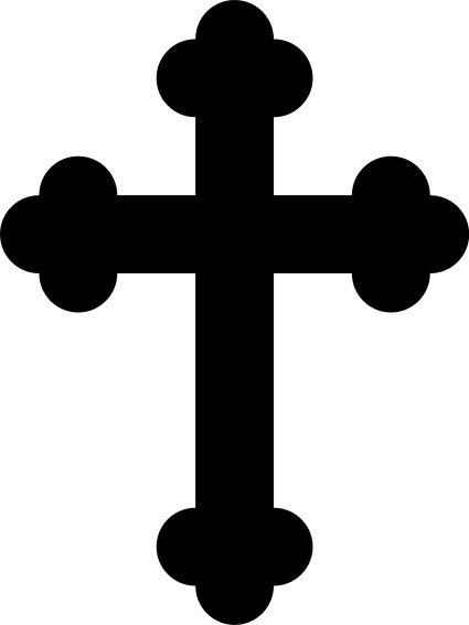 Black Cross Clip Art N6