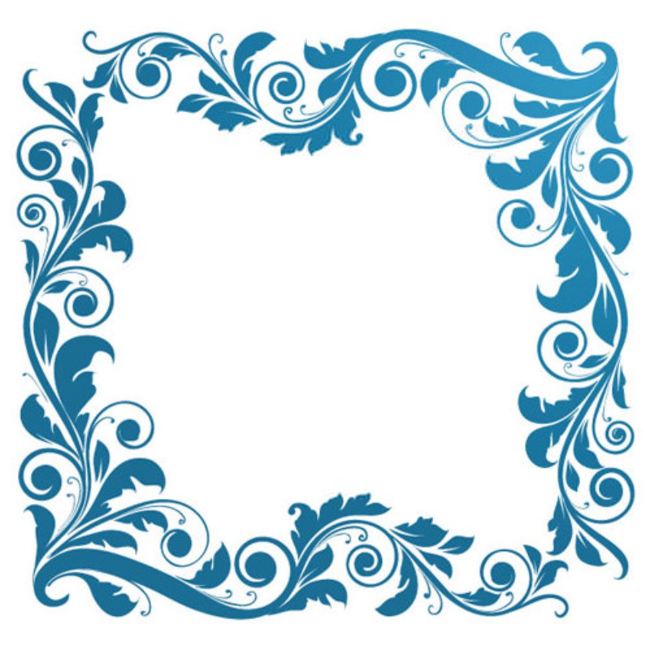 Vintage Floral Frame Vector Illustration N2