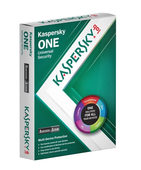 box with Kaspersky One Universal Security