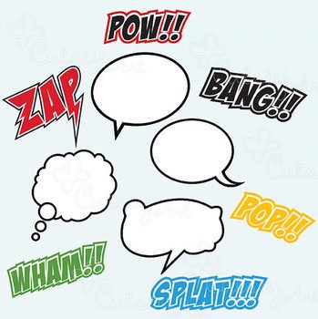 Comic Book Bubble Clip Art N5
