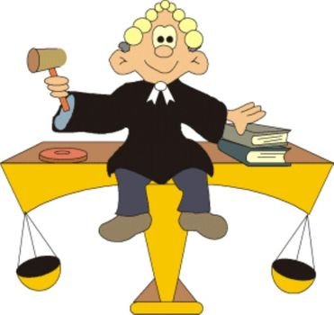 Funny Lawyer Cartoons as a graphic illustration