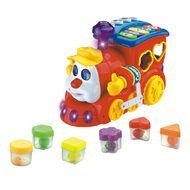 toy multi-colored engine for the development of the child