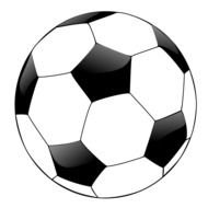 cartoon Soccer Ball drawing