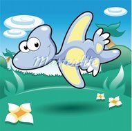 Baby Pterodactyl Cartoon