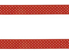 Red And White Polka Dot Border N2