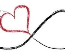 Heart With Infinity Sign Tattoo N2