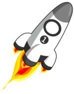 one Rockets Red White And Blue Clip Art drawing