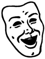 Drama Masks Clip Art N40