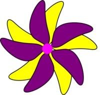Flower Purple And Yellow By Simpletutorialsnet With