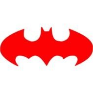 Purple Batman Logo Black And Red