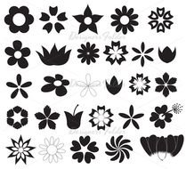 Flower Silhouette Vector