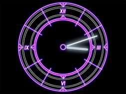 Desktop Clock Screensaver drawing
