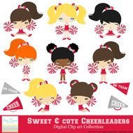 Cute Cheerleader Clip Art N7