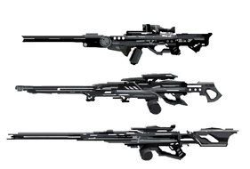 Sci Fi Sniper Rifle