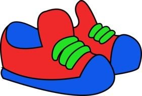 Kids Shoes as a picture for clipart