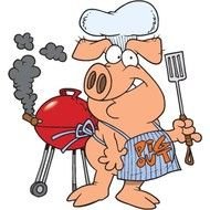 Pig Roast Clip Art N37