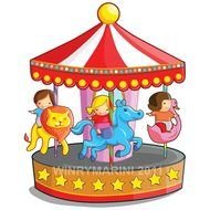 Merry Go Round Clip Art N11