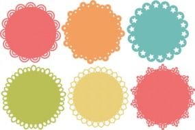 drawing of colorful napkins